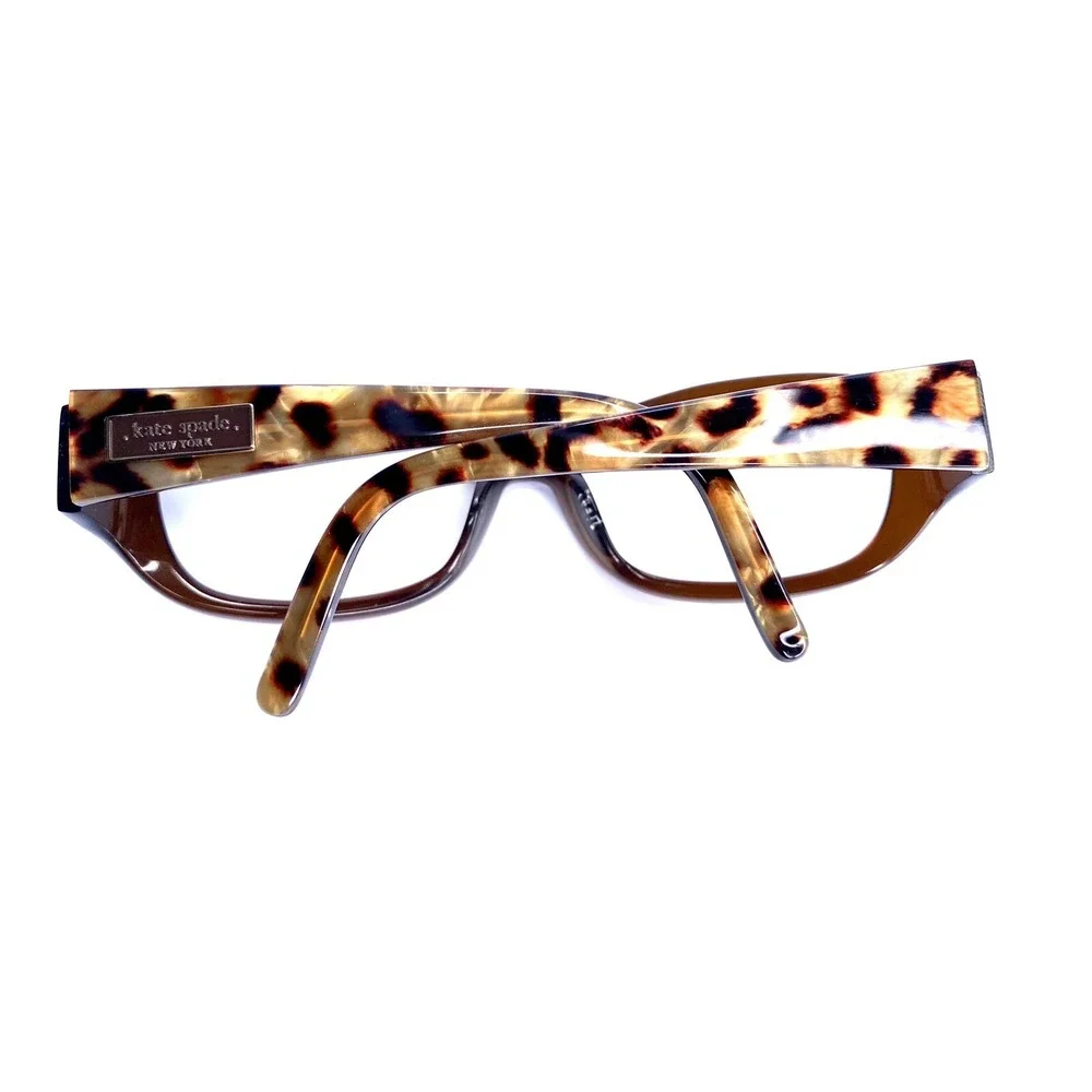 Kate Spade NY Brown Tortoise Oval Wrap Frame Glasses Italy DEE/S 01W0 54 17 120